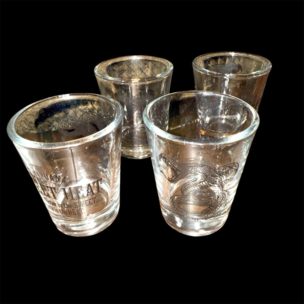 Tijuana Sweet Heat Tequila Shot Glasses - Set of 4